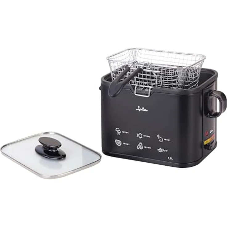 Jata Fritteuse JATA FR5600 Schwarz 1000 W 1,3 L mit Antihaftversiegelung – Bild 2