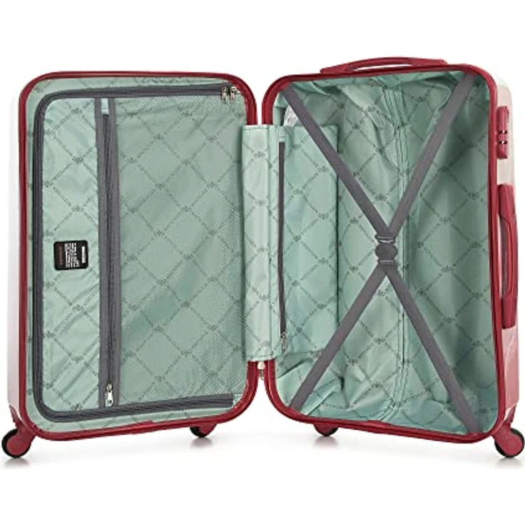 WITTCHEN Mittlerer Koffer Young-Kollektion ABS mit Polycarbonat Beschichtung und Teleskopgriff Größe M 62L Rosa – Bild 5