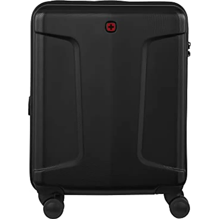 Wenger Legacy DC Hartschalenkoffer für Handgepäck, 39 Liter, Schweizer Design-Mischung aus Stil und Funktion, Schwarz, S, Gepäck