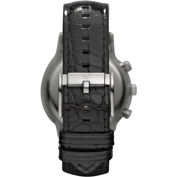 Emporio Armani Herren Chronograph Quarz Uhr mit Leder Armband AR2447 – Bild 4