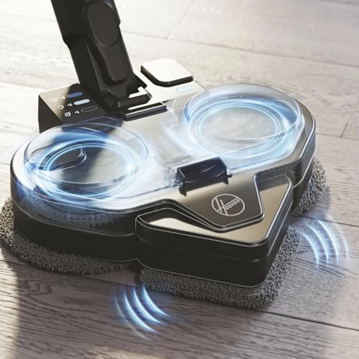 Hoover Akku-Stielstaubsauger Hoover HF4 Akkustaubsauger mit Wischaufsatz [HF410YP3], Kabelloser Staubsauger mit Anti-Twist-Technologie, Mini-Düse für Haustierhaare, 30 Minuten Laufzeit, Blau – Bild 4
