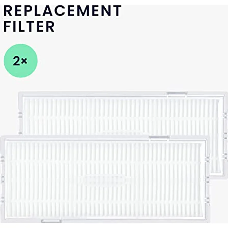 kwmobile Filter Set kompatibel mit Roborock S7 S7+ T7S - 2x Ersatzfilter Hochleistungsfilter für Saugroboter - Staubsauger Zubehör – Bild 3