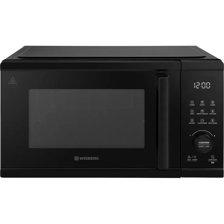 Wisberg WB7CMAF26B, Kombinationsmikrowelle mit Air-Fry-Technologie, 900 Watt, 25 Programme, freistehend