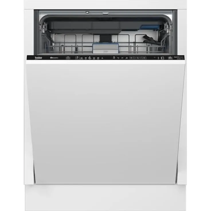 Beko BDIN36561P Geschirrspüler, 15 Maßgedecke, Einbau, vollintegriert, ProSmart Inverter Motor, HomeWhiz, weiß
