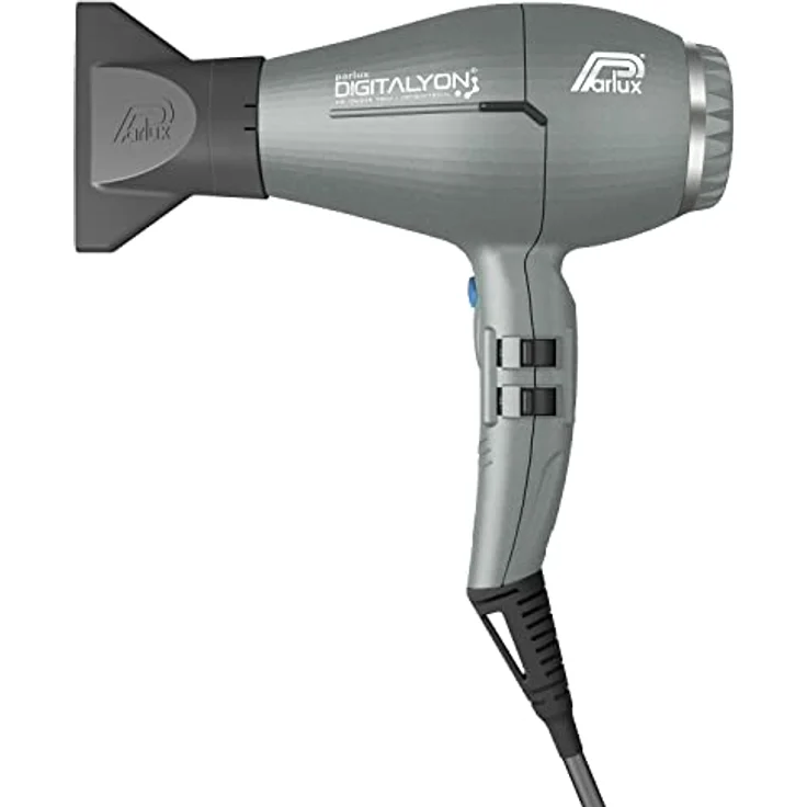 Parlux Digitalyon, Professioneller digitaler Haartrockner mit Negativ-Ionen-Technologie, sehr leicht und leistungsstark, Glittergrau – Bild 1