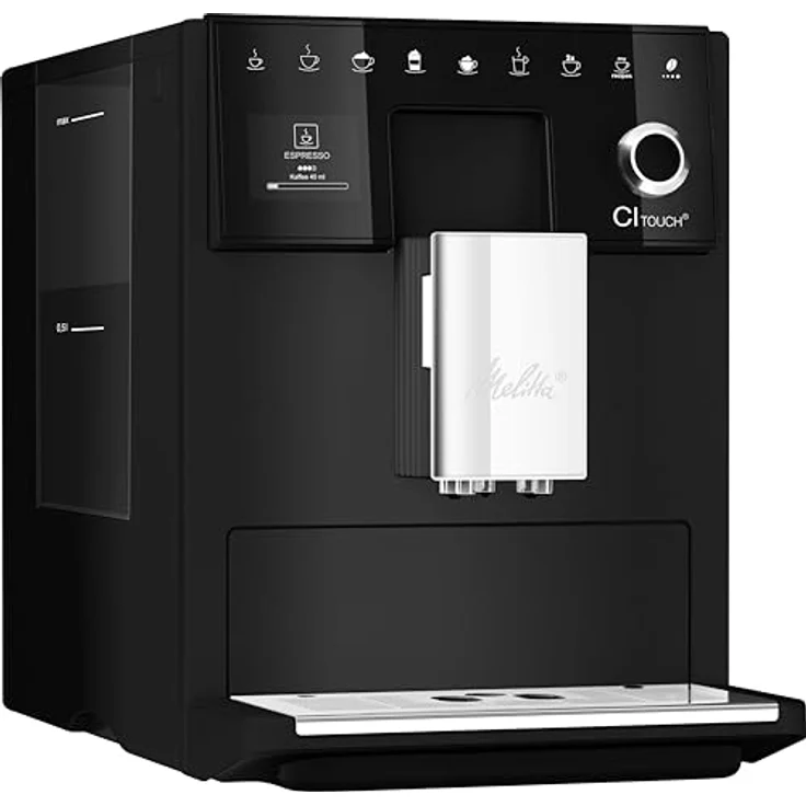 Melitta CI Touch - Kaffeevollautomat - mit Milchsystem - Zweikammer Bohnenbehälter - One Touch Display - 4-stufig einstellbare Kaffeestärke - Frosted black (F630-112) – Bild 2