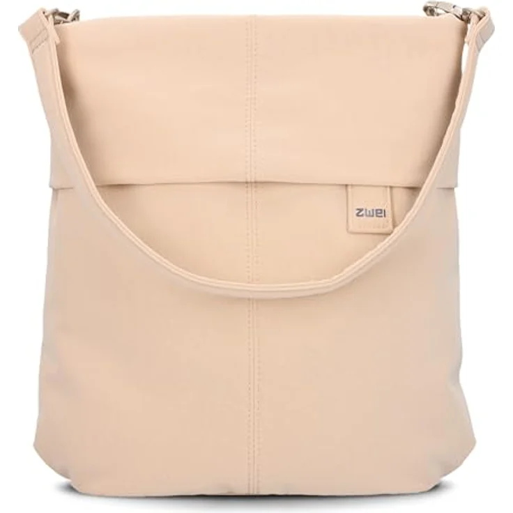 Zwei Mademoiselle.M Schultertasche 31 cm, gelb, 100% Polyurethan, Maße: 31 cm x 13 cm x 32 cm – Bild 3