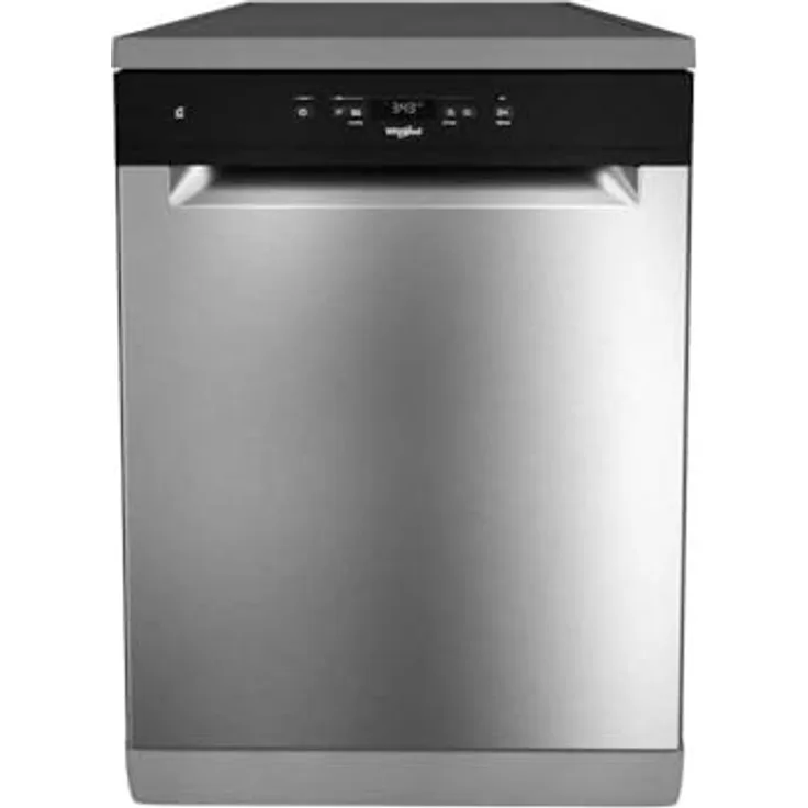 Whirlpool WFC3C34X freistehender Geschirrspüler, 60 cm, 14 Gedecke, 44 dB, Edelstahl