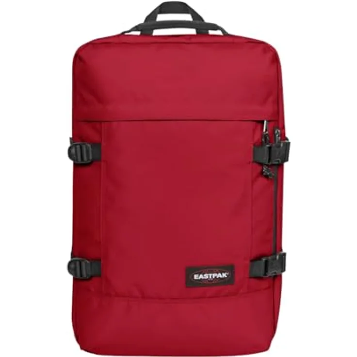 Eastpak Travelpack Weekender Reisetasche, 33 cm x 23 cm x 51 cm, rot, 100% Polyester