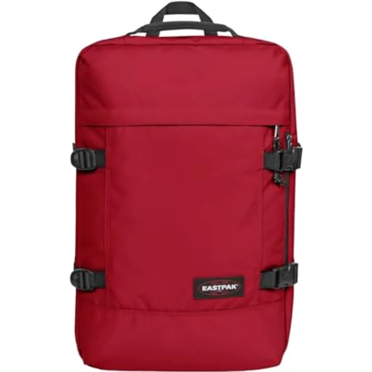 Eastpak Travelpack Weekender Reisetasche, 33 cm x 23 cm x 51 cm, rot, 100% Polyester – Bild 1