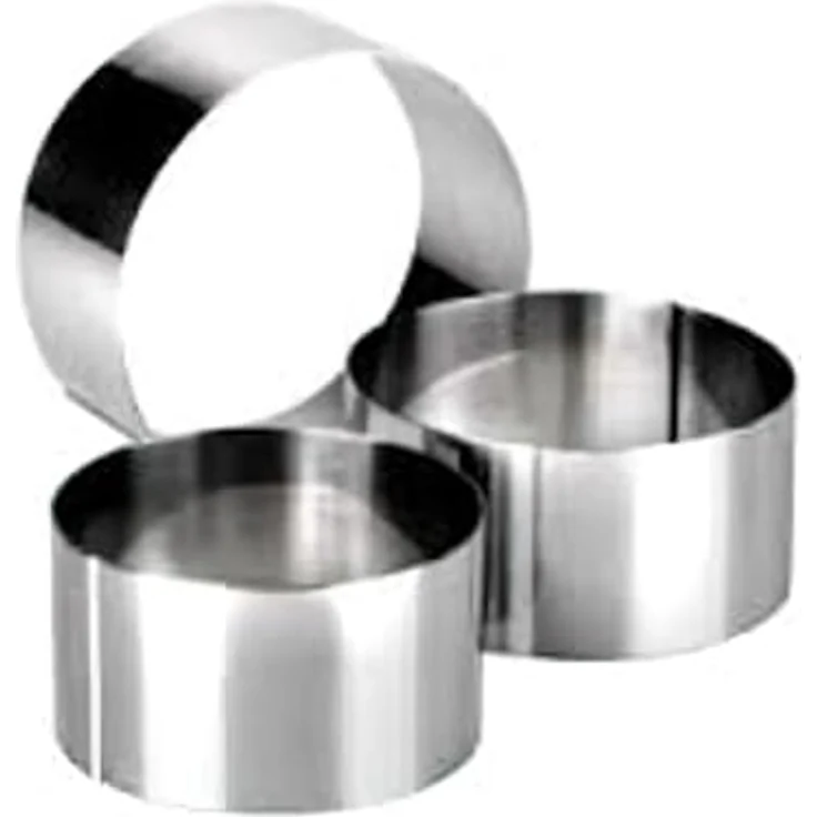 Ibili Clasica Dessertring, Tortenring, Kuchenring, rund, 12 cm Durchmesser, 6 cm Höhe, 1 Stück – Bild 2