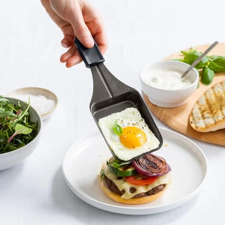 BK Connect Gourmet CC007764-001, Racletteofen mit PFAS-freier Keramik-Nicht-Stick-Beschichtung für 8 Personen, Blau – Bild 6