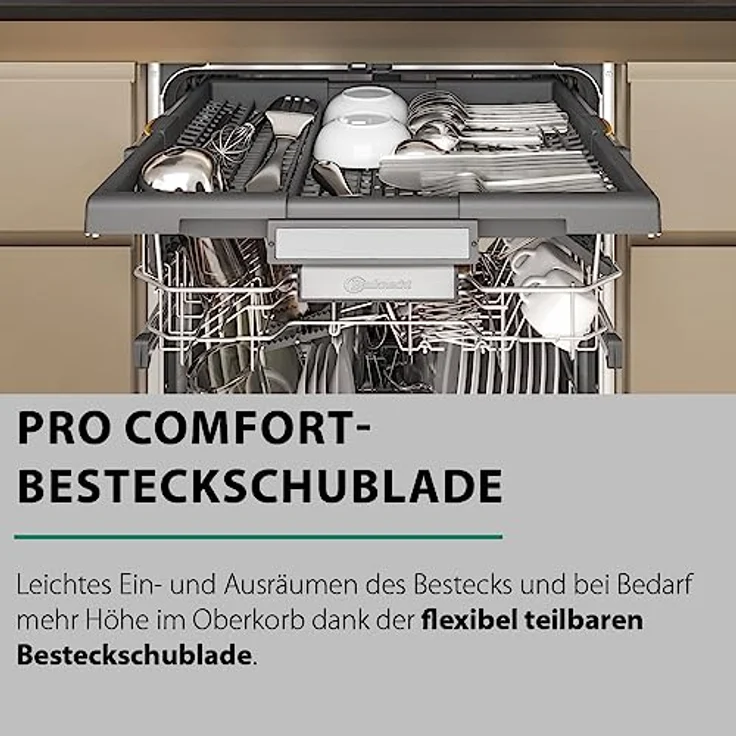 Bauknecht B7U HS51 X, Unterbau-Geschirrspüler 60 cm mit MaxiSpace-Innenraum und PowerClean Pro Technologie – Bild 15