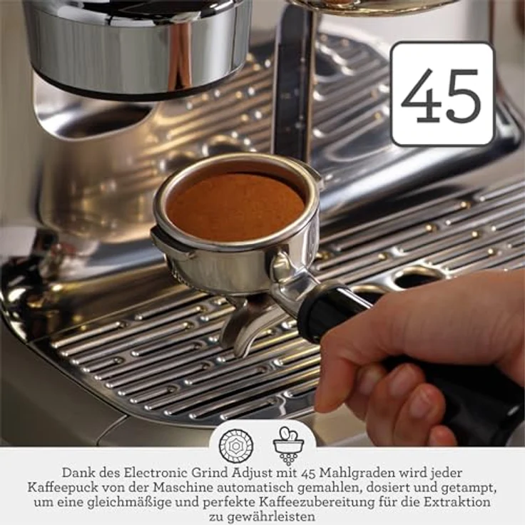 Sage SES995BSS4EEU1, Espressomaschine mit 2.3 L Wassertank und 1900 - 2300W Leistung, versandkostenfrei – Bild 8
