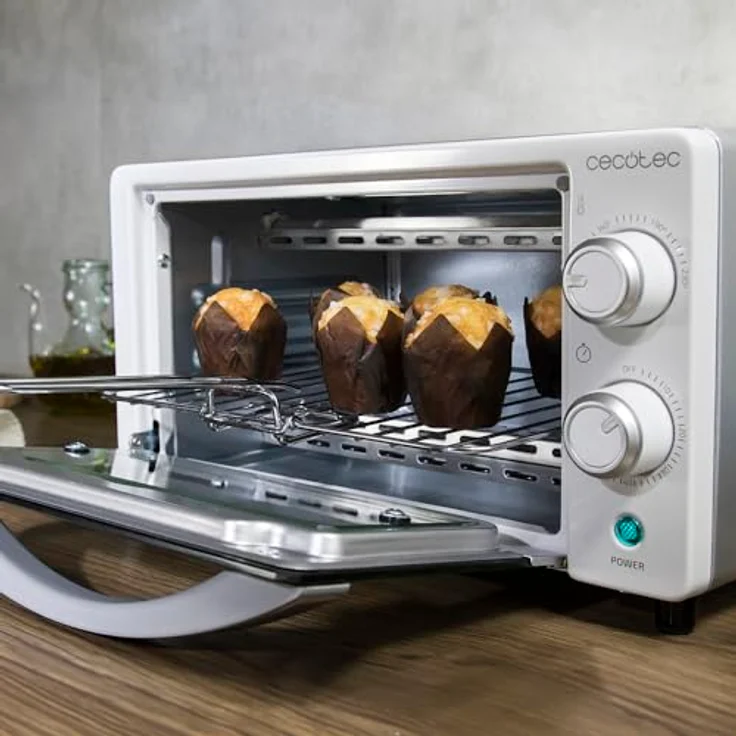 Cecotec Bake&Toast 1090, Kleinbackofen mit 10 l Volumen und 1000 W Leistung, Weiss – Bild 5