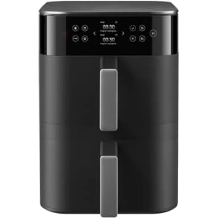 XIAOMI Smart Double Stack Air Fryer 12L, Heißluftfritteuse mit zwei Körbchen und großem HD Farbdisplay – Bild 2