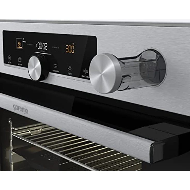 Gorenje OptiBake Advanced BPSA 6747 A08XWI Einbau-Backofen, WiFi Connected, 77L, Heißluft/Pyrolyse/AutoBake/Touch Bedienung/Bratenthermometer/SteamAssist/PizzaMode 300°C, Inox Edelstahl – Bild 5
