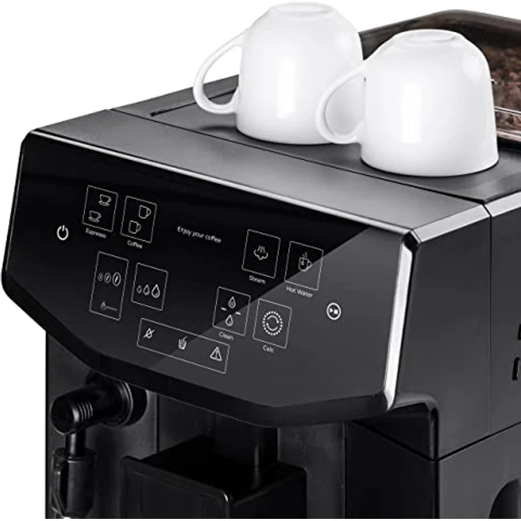 Ufesa Barista Kaffeemaschine mit Mahlwerk, Kaffeevollautomat mit Milchaufschäumer, 20 Bar für Espresso und Cappuccino, Touchscreen-Panel, Espressomaschine mit einfacher reinigung, 2L Wassertank,1550 W – Bild 5