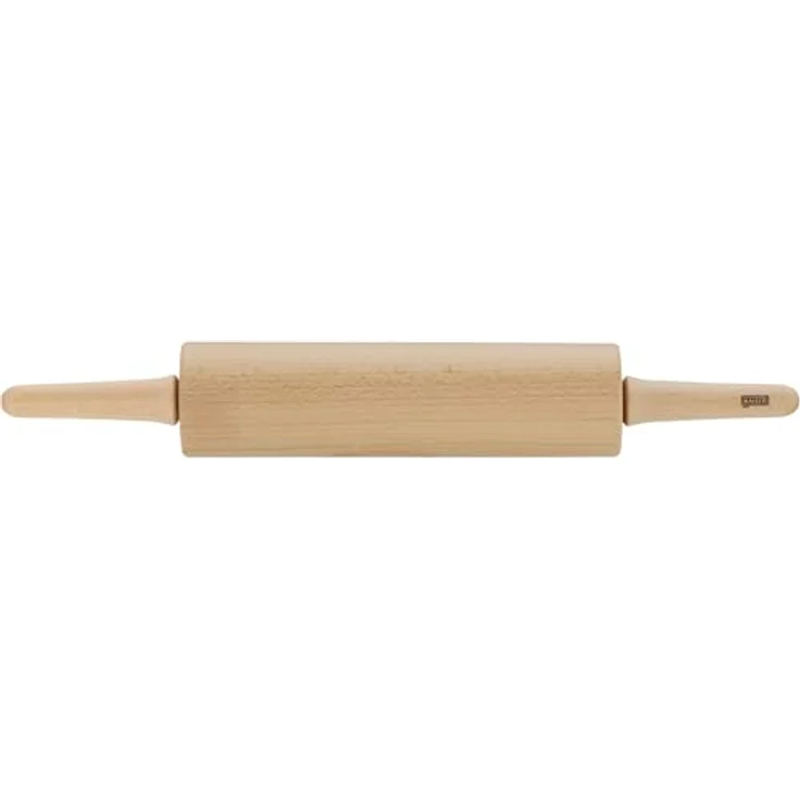 Kaiser Ptisserie Teigausroller, 25 cm, Nudelholz, Buchenholz, Leichtlauf-Gleitlager, breite Ausrollfläche – Bild 3
