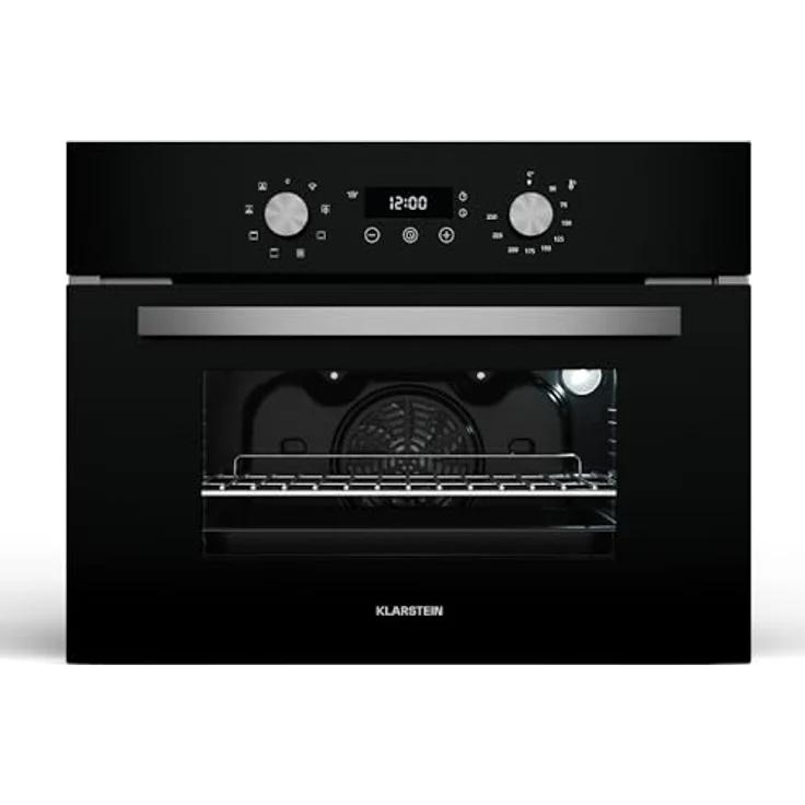Klarstein SpaceSmart Einbaubackofen 41 L, 8 Funktionen, Dampfreinigung, Energieklasse A, kompaktes Design – Bild 1