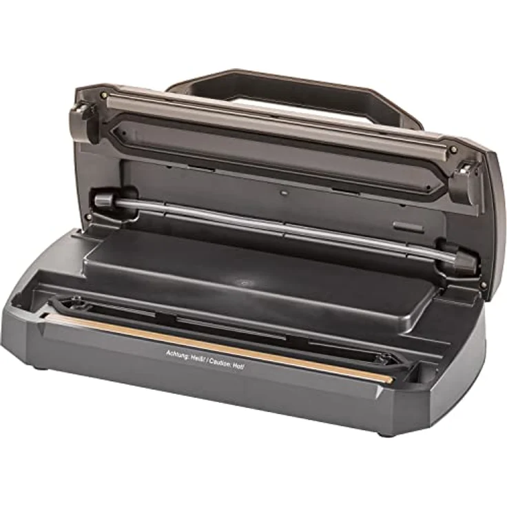 CASO VRH 490 advanced Vakuumierer - Folienschweißgerät, verlängern Sie die Halbtbarkeit Ihrer Lebensmittel, Vakuumiergerät ideal zum portionieren & aufbewahren von Essen, inkl. 10 Profi- Folienbeutel – Bild 2