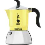 BIALETTI Espressokocher Fiammetta Induktion 4T, limitierte Sonderedition in frischem Gelb, induktionsgeeignet