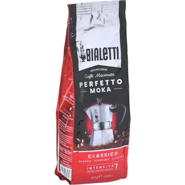 Bialetti Zestaw kawiarka New Venus 6 + Perfetto Moka Classic, Espressokanne, Silber – Bild 9