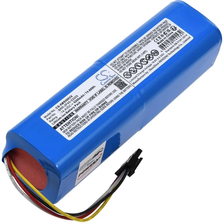 Powery Akku kompatibel mit Dreame Typ P2150-4S2P-XWDLS, 14,4V 5200mAh Li-Ion