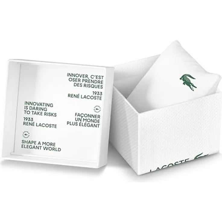 Lacoste Quarzuhr LISBON 2011372, Herrenuhr mit schwarzem Lederarmband – Bild 7