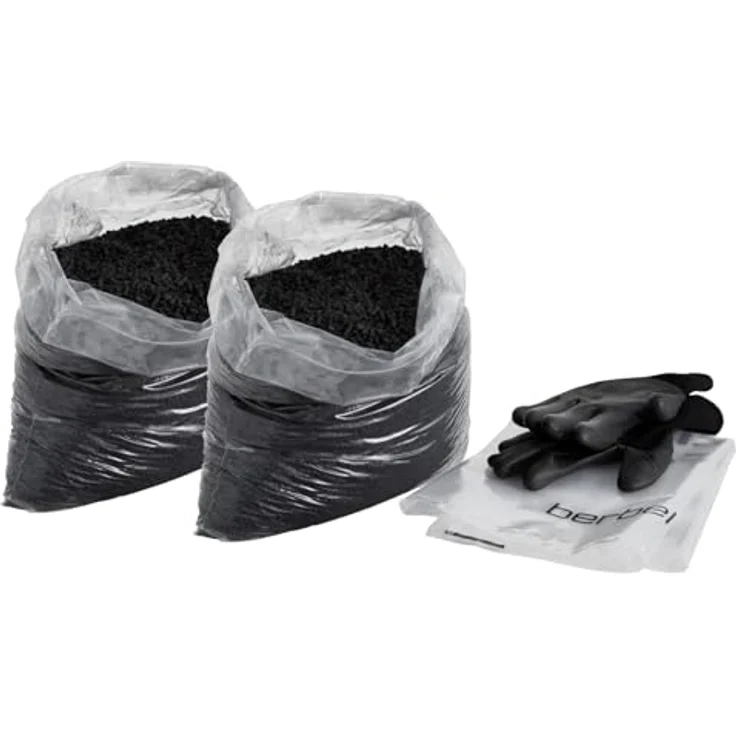 BERBEL 1090089 Pro Aktiv Nachfüllpack Aktivkohle 2er Set (2 x 1,3 kg) - Aktivkohlefilter für Berbel Dunstabzugshauben, 2 bis 3 Jahre Lebensdauer – Bild 1