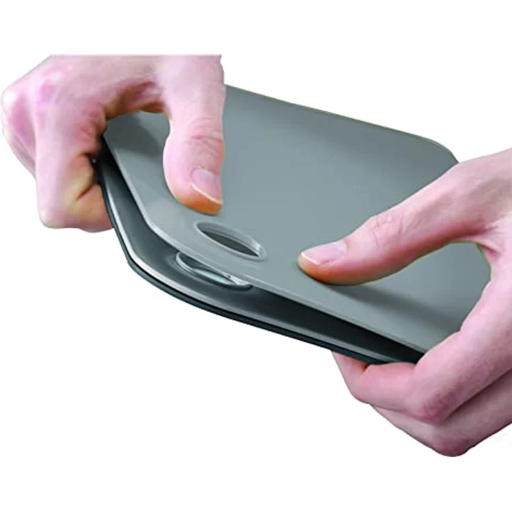 Joseph Joseph Pop - 3-teiliges doppelseitiges Schneidebrett-Set, flexibel, leicht zu lagern, spülmaschinenfest, himmelblau – Bild 3