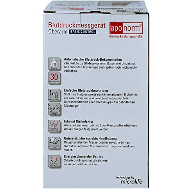 Aponorm Basis Control Blutdruckmessgerät – Bild 4