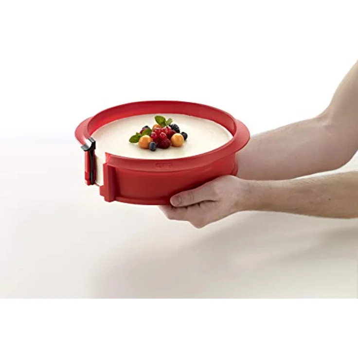 Lékué 2412323R01 Springform 23 cm rot mit Keramikboden – Bild 4