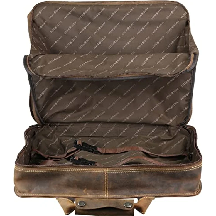 Greenburry Pilotenkoffer Vintage 1549, Handgepäck, Braun, 20 l, für Notebooks – Bild 5