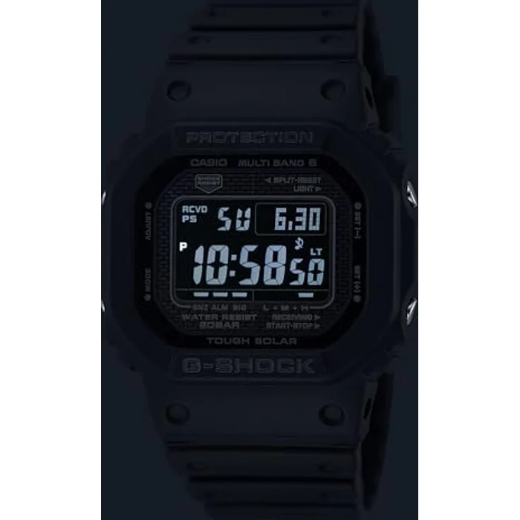 CASIO G-SHOCK Funkchronograph GW-5000HS-1ER, digitale Herrenuhr mit automatischem Kalender – Bild 5