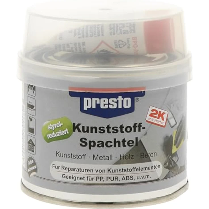 Presto Kunststoffspachtel Sehr Gute Haftung Polyesterspachtel 250g – Bild 2