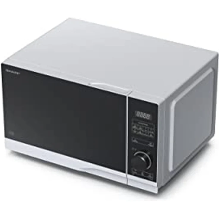 SHARP PS254AES Mikrowelle (Mikrowelle: 900W, 10 Leistungsstufen, Auftaufunktion, Abmessungen: 483x281x403cm), silber – Bild 4