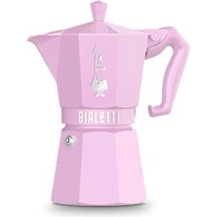 Bialetti Moka Exclusive, Espressokocher aus Aluminium, Pink – Bild 1