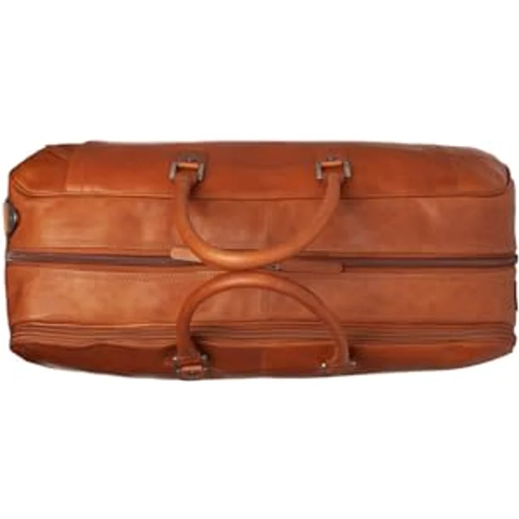 The Chesterfield Brand Wax Pull Up, 2 Rollen Reisetasche aus 100% Leder, 60 cm, braun – Bild 6