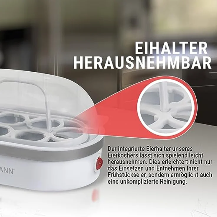 Bomann EK 5022 CB weiss Eierkocher – Bild 5