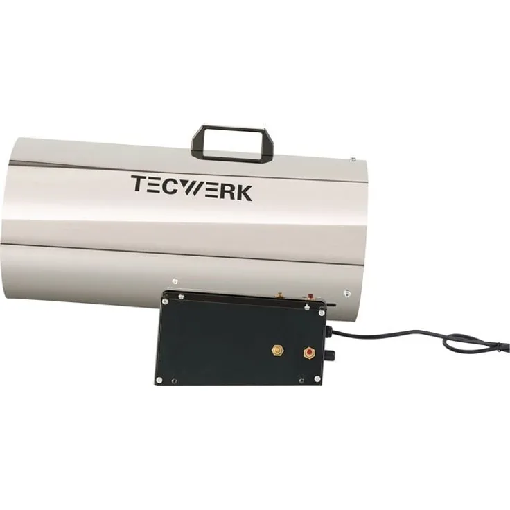 NORDWEST TECWERK Gasheizer REF 30 A, 30 kW mit 1400 m³/h, inklusive Druckminderer und Gasschlauch