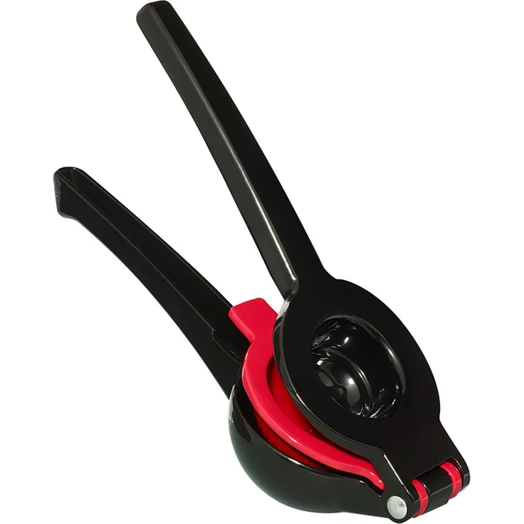 Fuchs SQUEEZY - Limetten- und Zitronenpresse, Aluminiumguss, Metall Black Edition