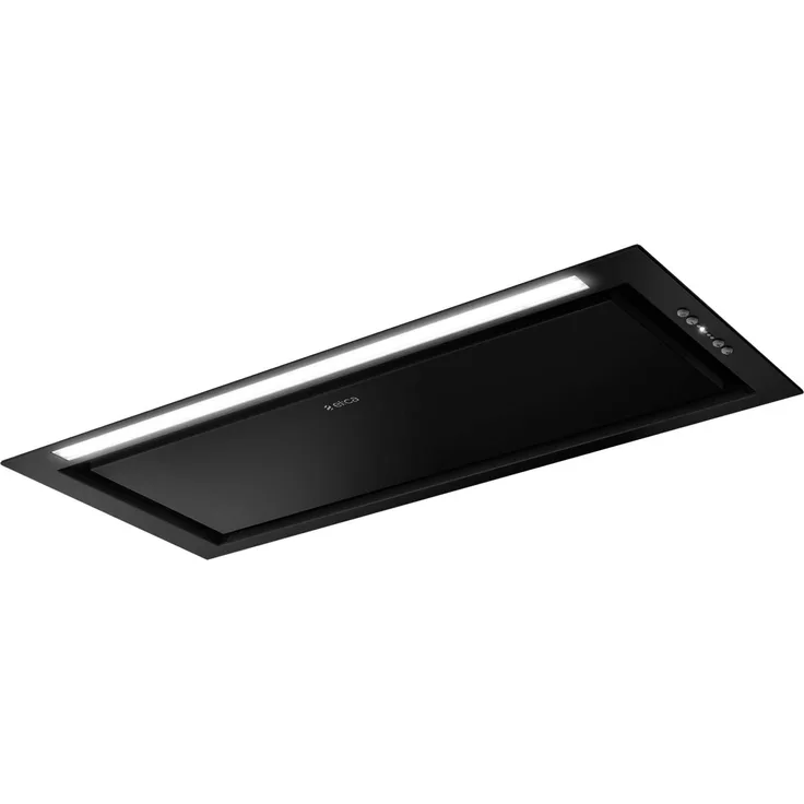 Elica Hidden 2.0 BLMAT/A/72, Lüfterbaustein 72 cm, Schwarz Matt, für Abluft- und Umluftbetrieb, 3 Leistungsstufen, LED-Beleuchtung, Perimeter Aspiration