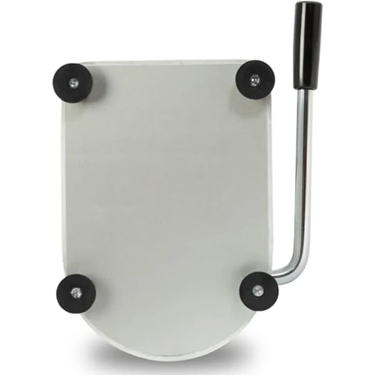 vertes Hamburgerpresse, Edelstahl und Aluminium, Profi Patty Presse mit 10 cm Durchmesser, manuell, inkl. 500 Trennblätter – Bild 8