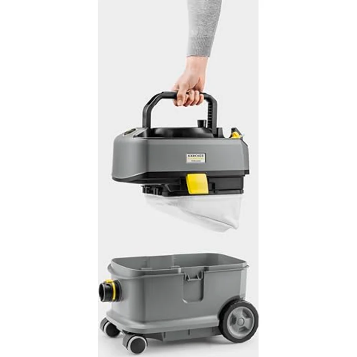 Kärcher T 10/1 ADV HEPA Trockensauger, 18 kPa Vakuum, 585 Watt, 10L Behälter, inkl. Zubehör, in schwarz – Bild 2