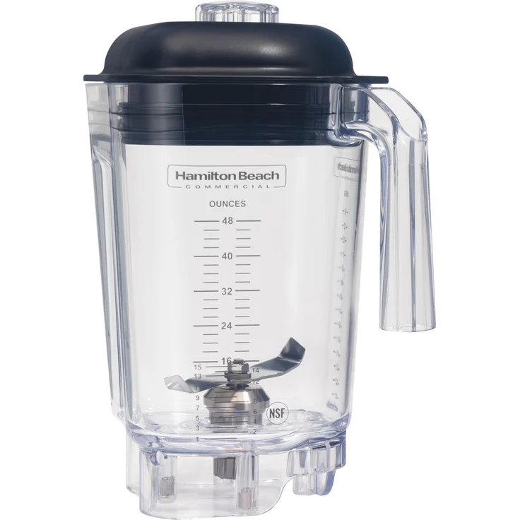 Hamilton Beach Commercial® – Summit® Edge Mixerbehälter 48 oz / 1,4 L, BPA-frei, stapelbar, kompatibel mit HBH855 Blender, Edelstahlklinge, ergonomischer Griff