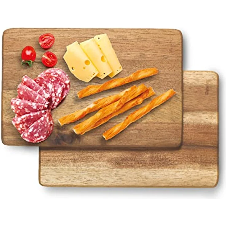 Metaltex 561302000 Vesperbrett 2er Set aus Akazienholz, FSC-zertifiziert, geölte Oberfläche – Bild 2