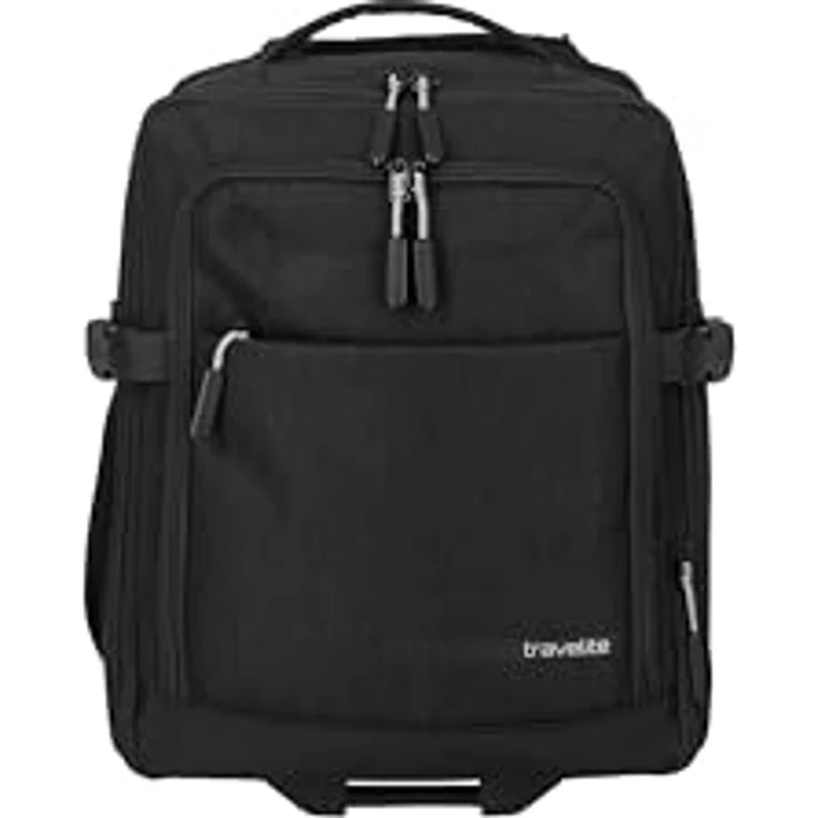 Travelite Kick Off 2 Rollen Rucksacktrolley 40 cm mit Laptopfach, schwarz – Bild 2