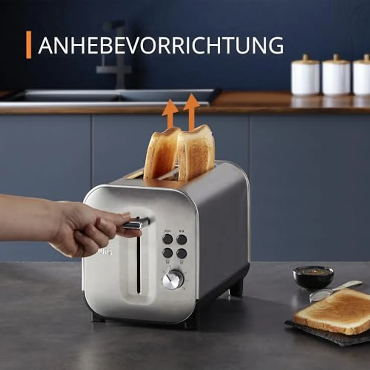 Krups KH682D10 Toaster 2 Schlitze Thermostat 8 Positionen – Bild 6