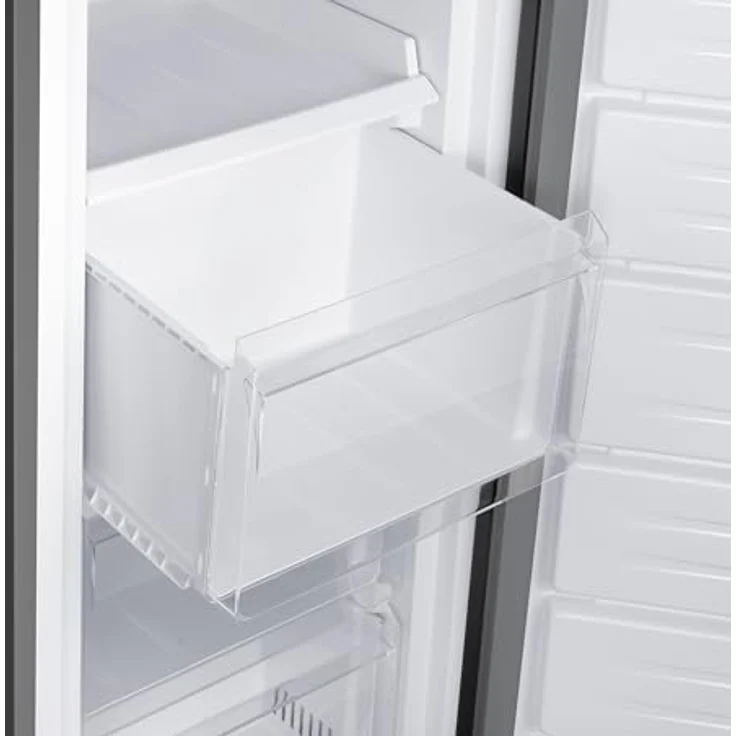 homeX FSN1611E-S Gefrierschrank No Frost, 161L Nutzinhalt, 4-Sterne Gefrierleistung, Super-Frost-Funktion, silber – Bild 10